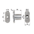 MTD Messerhalter ID 22,2 mm 7480377 – Messerhalter mit 4-Stern ID 22