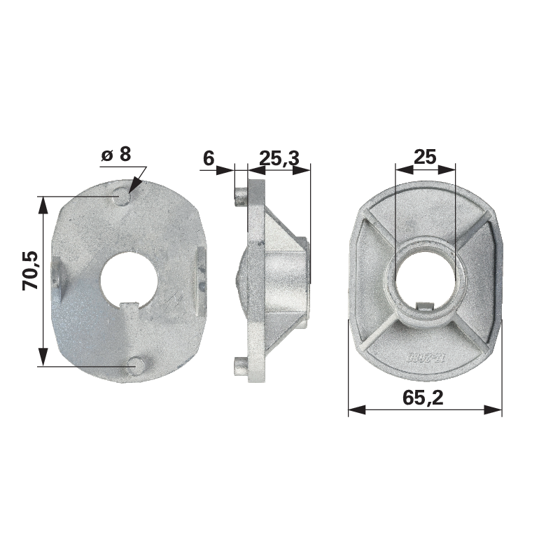 Messerhalter ID 25 mm anstell von Viking 61707023800