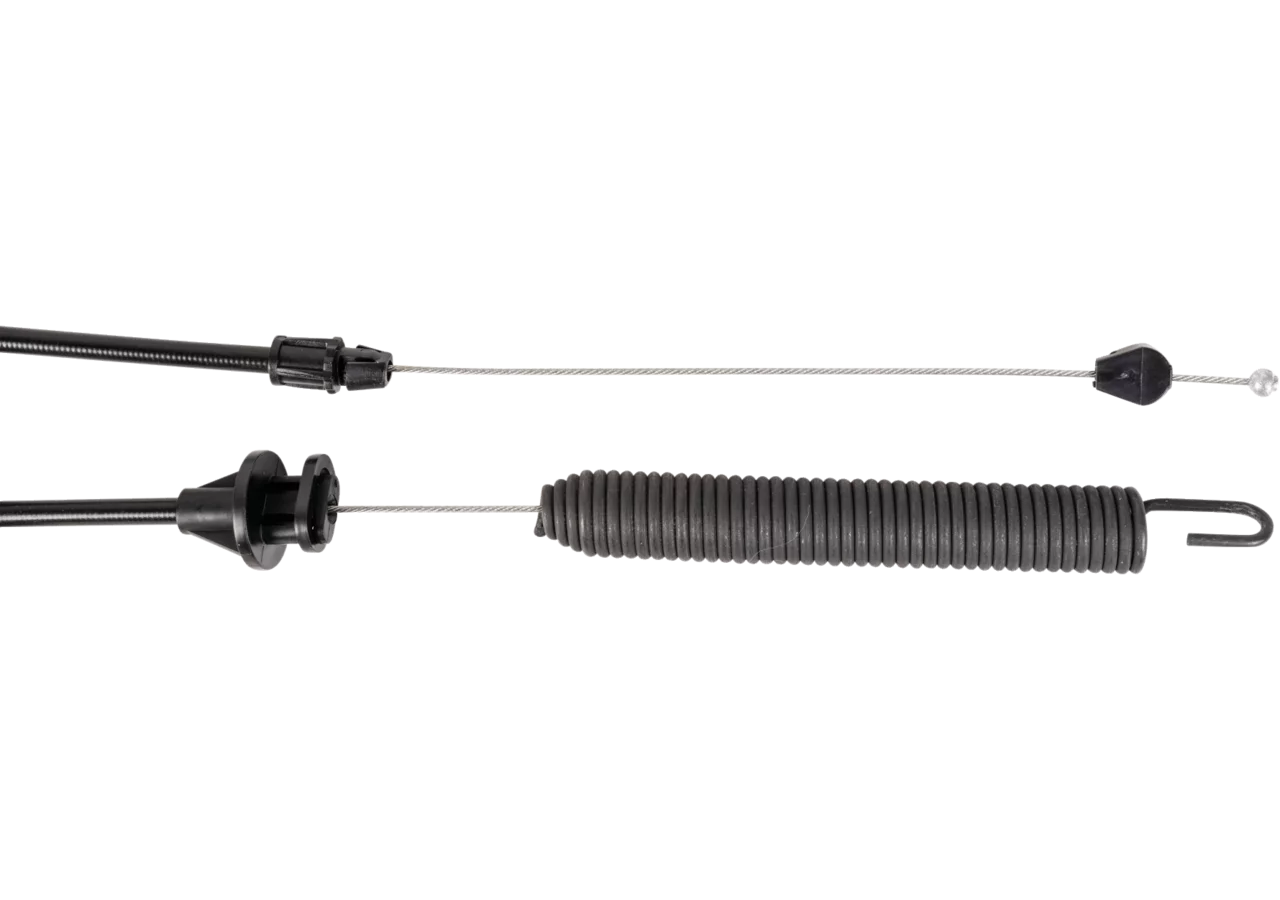 Kupplungszug L 890 mm – passend für Husqvarna 583075401, 532176074 – Nippel (6 mm) und Feder (L 155 mm) GartenShop24 - Hochwertige Gartengeräte