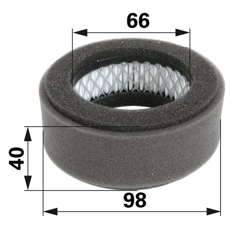 Robin Luftfilter rund, AD 98 mm 2523260207