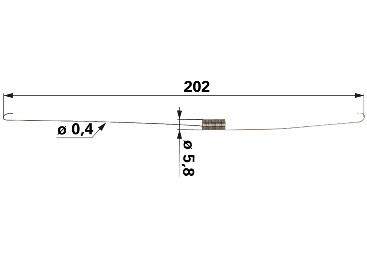 Reglerfeder L 202 mm passend für Honda GCV135, GCV160, GCV190 anstelle von 16562ZM0000 GartenShop24 - Hochwertige Gartengeräte