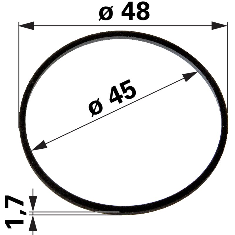 Kawasaki Schwimmergehäusedichtung AD 48 mm 110602190