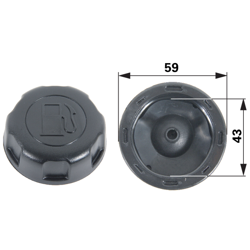 Honda Tankdeckel AD 59 mm 17620