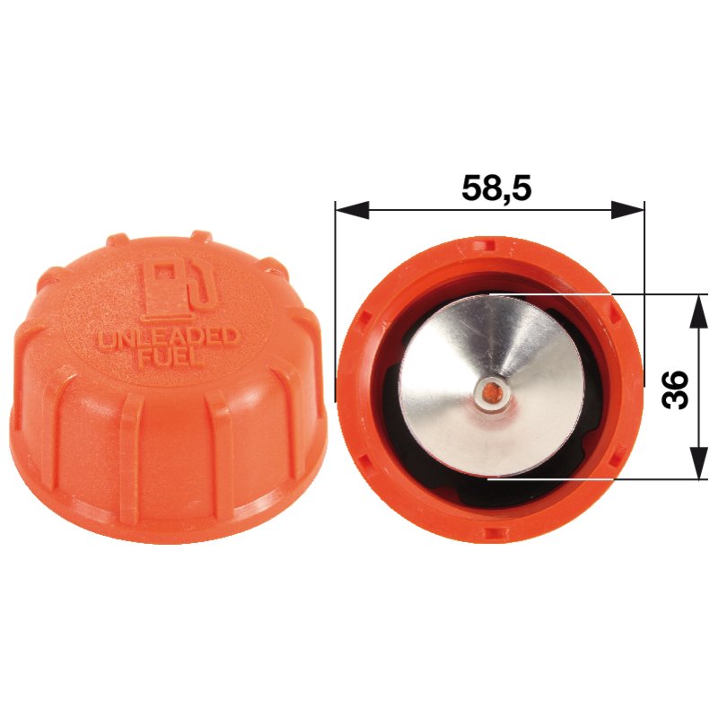 Tecumseh Tankdeckel AD 58,5 mm 35355