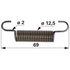 MTD Zugfeder L 69 mm 7320209