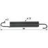 MTD Zugfeder L 99 mm 7320429