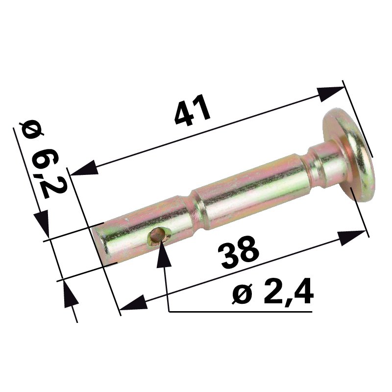 MTD Scherbolzen L 41 mm 73804124