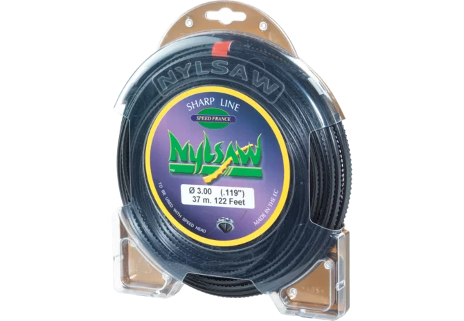 NYLSAW Mähfaden Sägezahn 4-kant AD 3,0 mm x L 37 m GartenShop24 - Hochwertige Gartengeräte