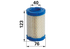 Luftfilter rund AD 76 mm passend zu Modell 31A507–31G777, 31N607, 31P607–31P777 anstelle von Briggs & Stratton 591334, 796031, 594201 GartenShop24 - Hochwertige Gartengeräte