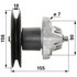 MTD Messerspindel L 155 mm 6180624 – Messerspindel komplett