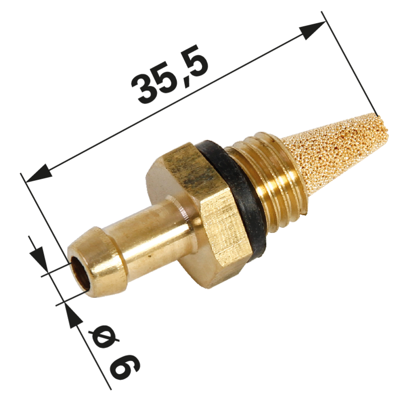 Honda Tankanschluss L 35,5 mm 16955 – mit Filterpassend zu Modell: GX110