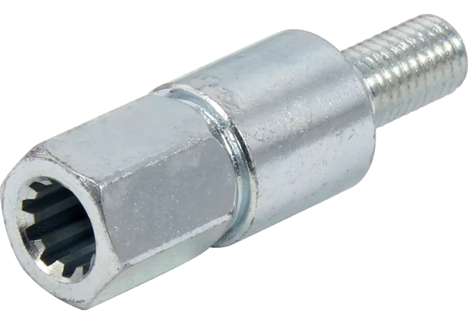 Adapter gezahnt 10 Zähne passend zu Winkelgetriebe 00437882 GartenShop24 - Hochwertige Gartengeräte
