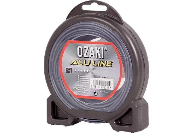 Ozaki Mähfaden Alu-Line Rund 2,5 mm × 15 m GartenShop24 - Hochwertige Gartengeräte
