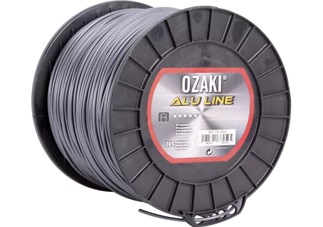Ozaki Alu-Line Mähfaden Rund 4,0 mm x 159 m GartenShop24 - Hochwertige Gartengeräte