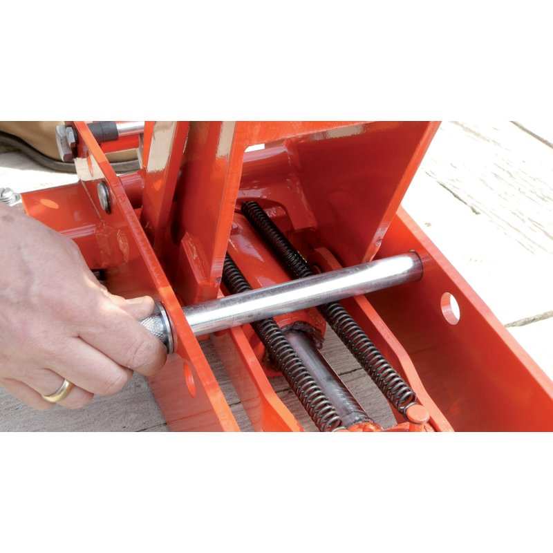 Cliplift max. 800 kg - Hydraulisch für Wartung u. Reinigung am Rasentraktor max. 800 kg belastbar GartenShop24 - Hochwertige Gartengeräte