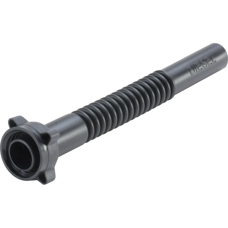 Ausgießer Schwarz Diesel 265mm 00438210 – Auslaufrohr HD-PE mit Fehlbetankungsschutz GartenShop24 - Hochwertige Gartengeräte