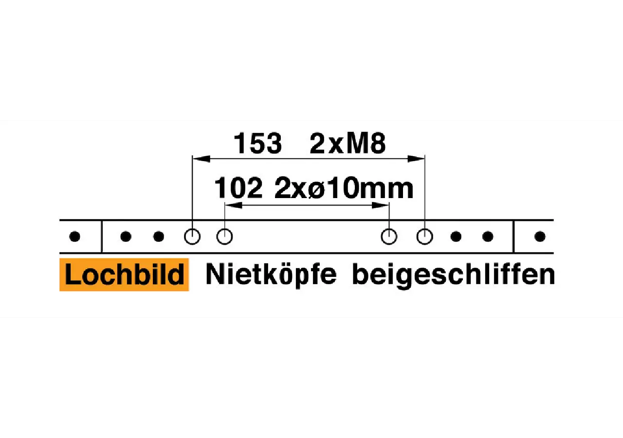 Mähmesser L 122 cm, 24 Klingen, glatt ESM 2492340 ESM