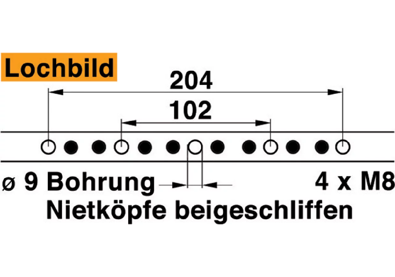 Mähmesser L 117 cm, 23 Klingen, glatt ESM 2492290 ESM