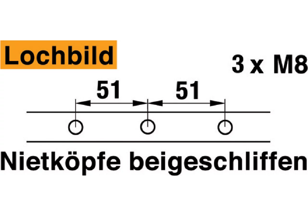 Mähmesser L 158 cm, 31 Klingen, T50,9, glatt ESM 2651080 ESM