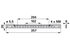 Verstärkungsleiste L 357 mm ESM 3740350 ESM