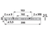Verstärkungsleiste L 306 mm ESM 3740550 ESM