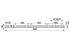 Verstärkungsleiste L 549 mm ESM 3740700 ESM