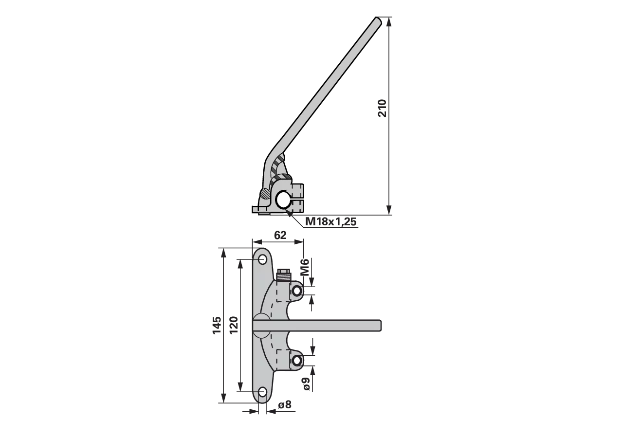 Messerkopf mit 12 mm Bolzen Köppl 201L0102 Köppl