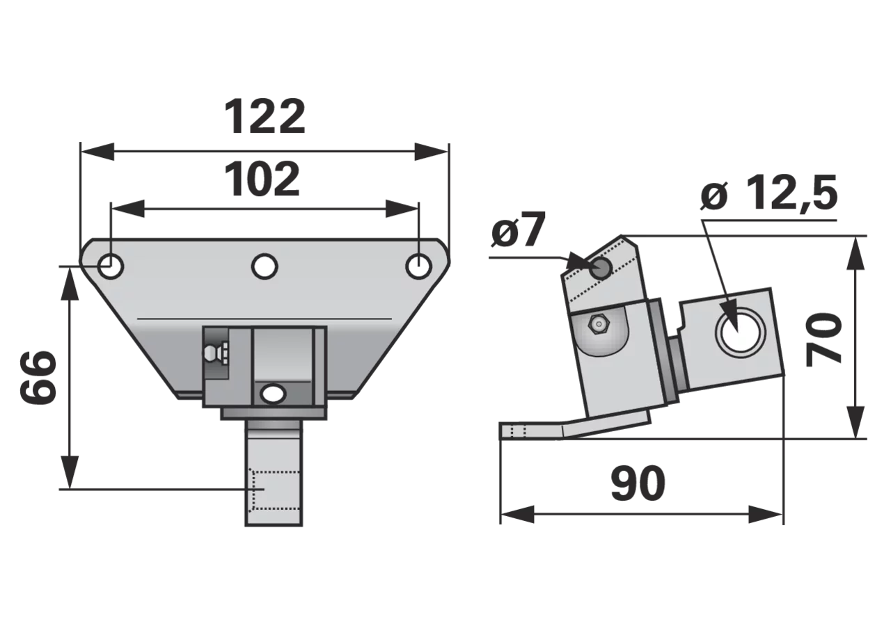 Obermesserkopf L 122 mm ESM 2473070 ESM