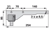Obermesserkopf L 254 mm ESM 2472520 ESM
