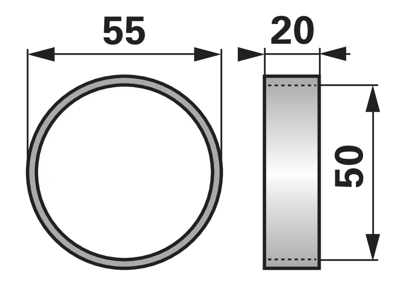 Innenring AD 55 x ID 50 x B 20 mm ESM 5902300 ESM