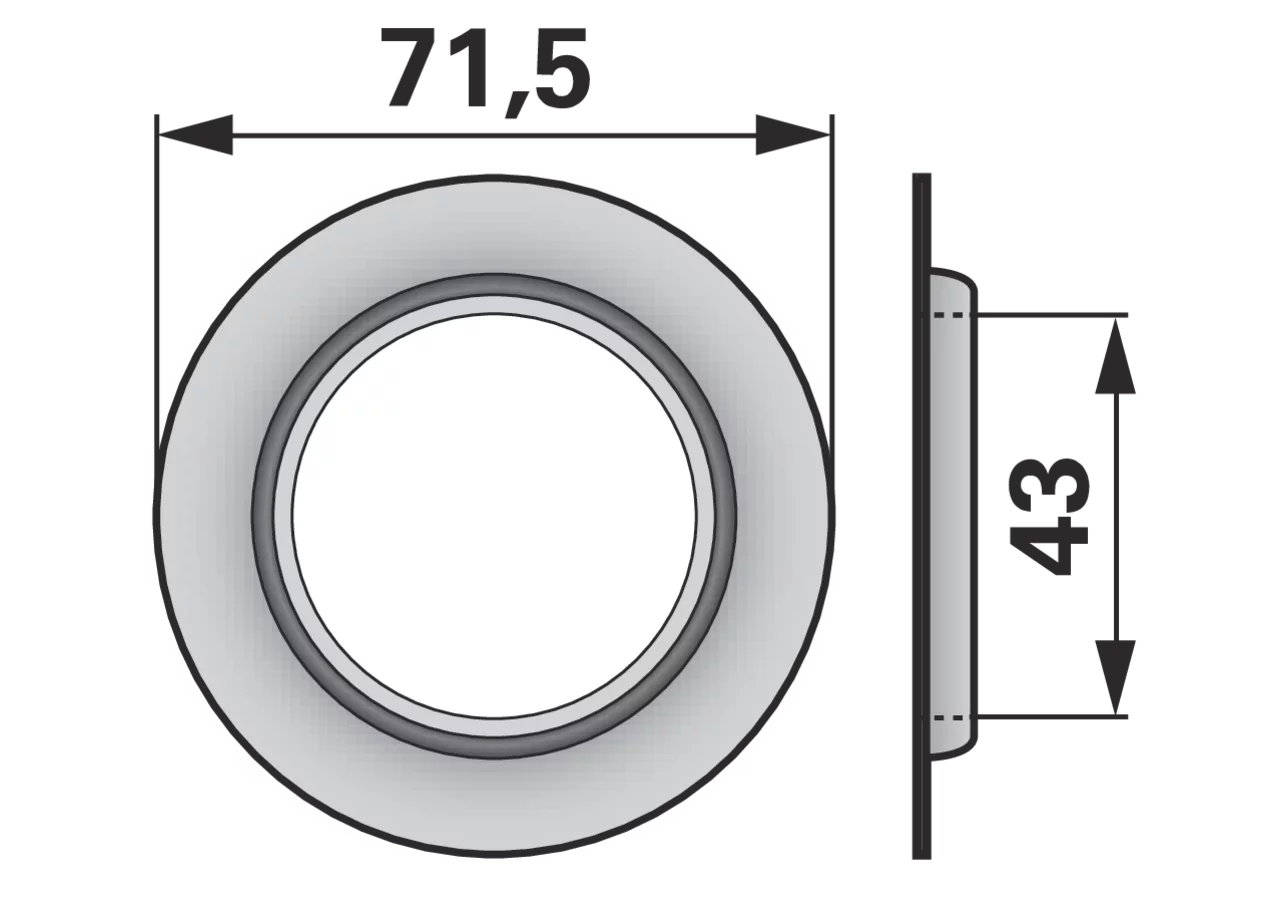 Ring ID 43 mm ESM 3671150 ESM