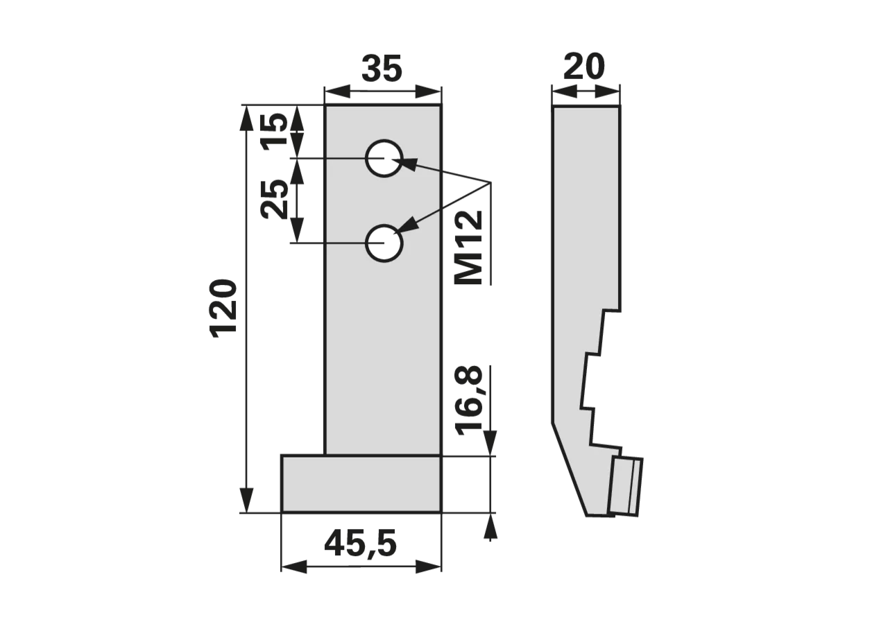 Außenkufe rechts Brielmaier 100444 Brielmaier
