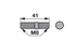Stiftschraube M8 x 41 mm Köppl 0939825 Köppl