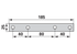 Distanzblech L 185 x B 25 mm ESM 3012160 ESM