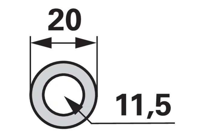 Scheibe AD 20 x ID 11,5 mm ESM 3670460 ESM