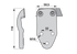 Abschlussmesser rechts ESM 2460010 ESM