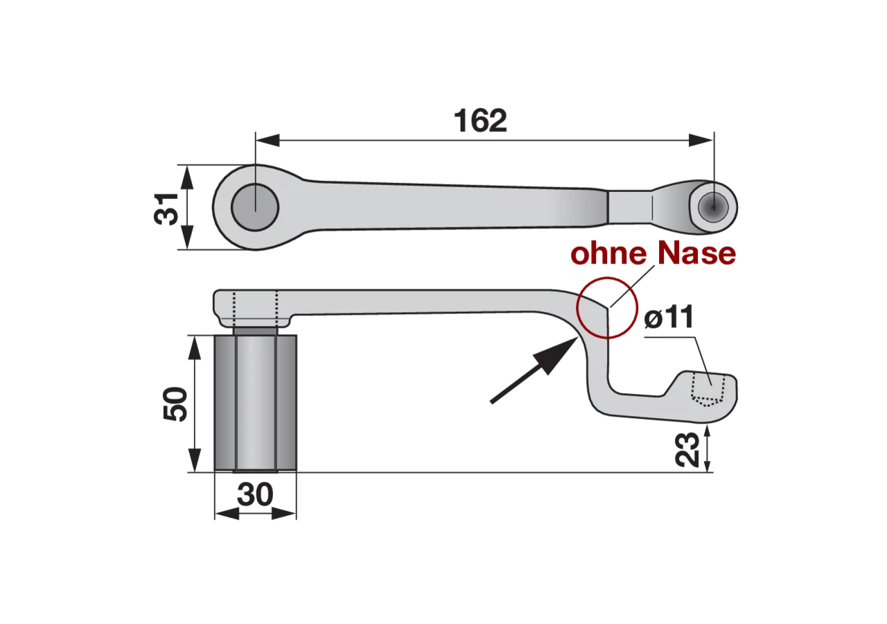 Messerführungsarm ESM 2671470 ESM