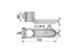 Armhalter für Sonderbalken mit Gewindelöcher M10 ESM 2720470 ESM
