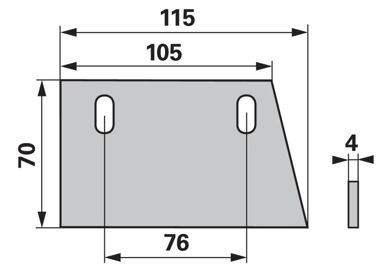Führungsplatte hinten ESM 3321210 ESM