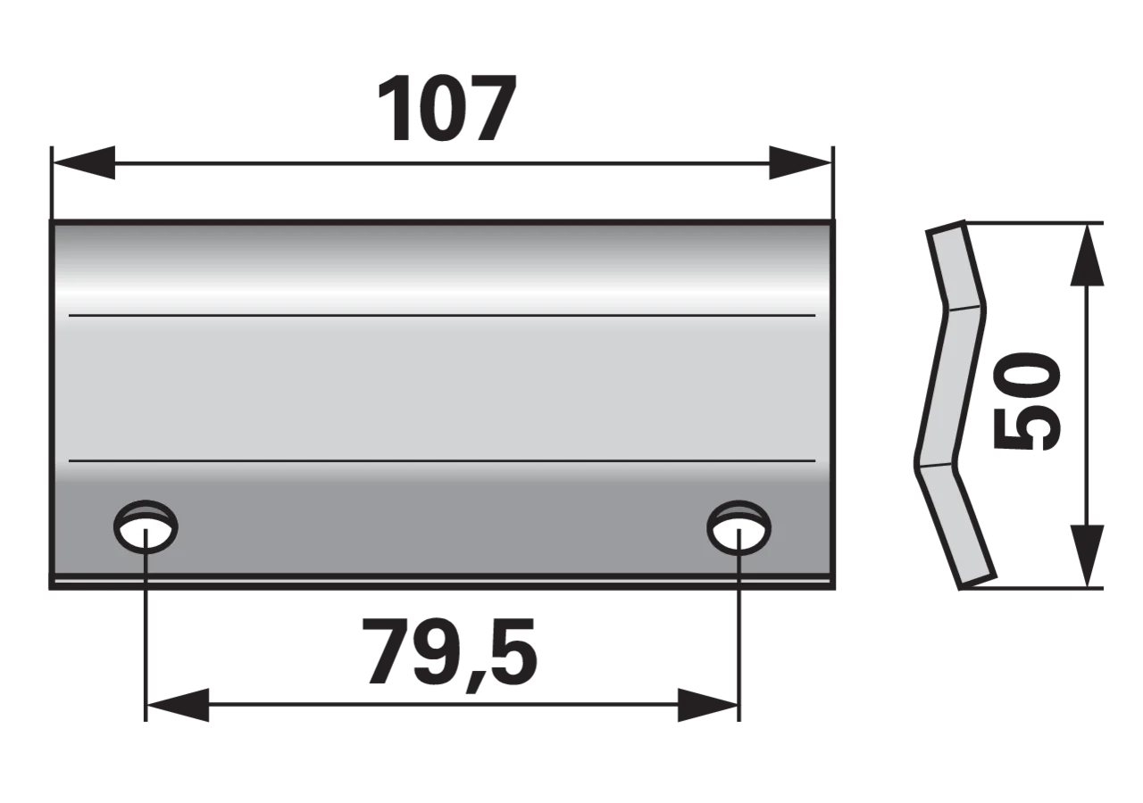 Gleitkufe ESM 3412100 ESM