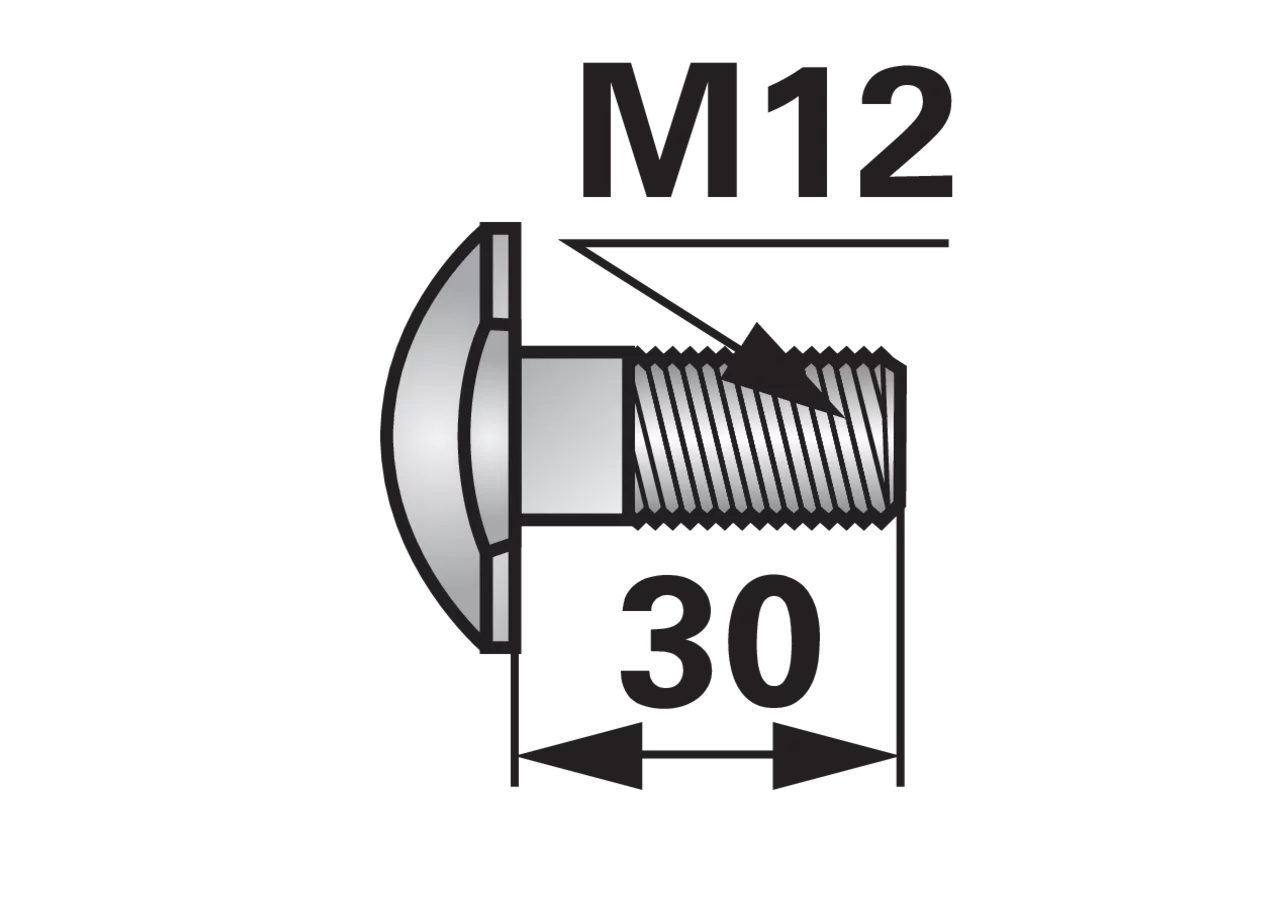Spezialschraube M12 x 30 mm ESM 3233110 ESM