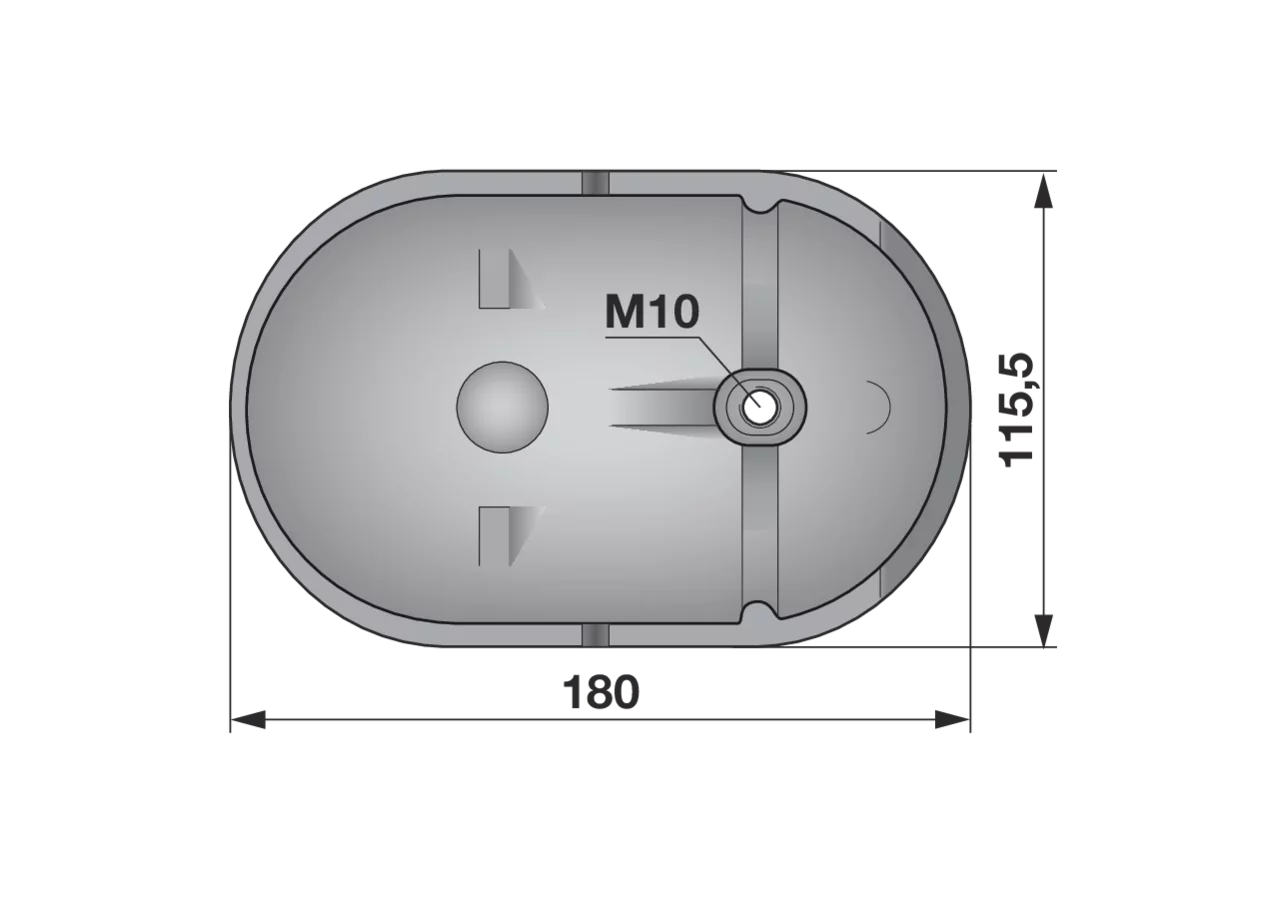 Gleitkufe ESM 2382140 ESM