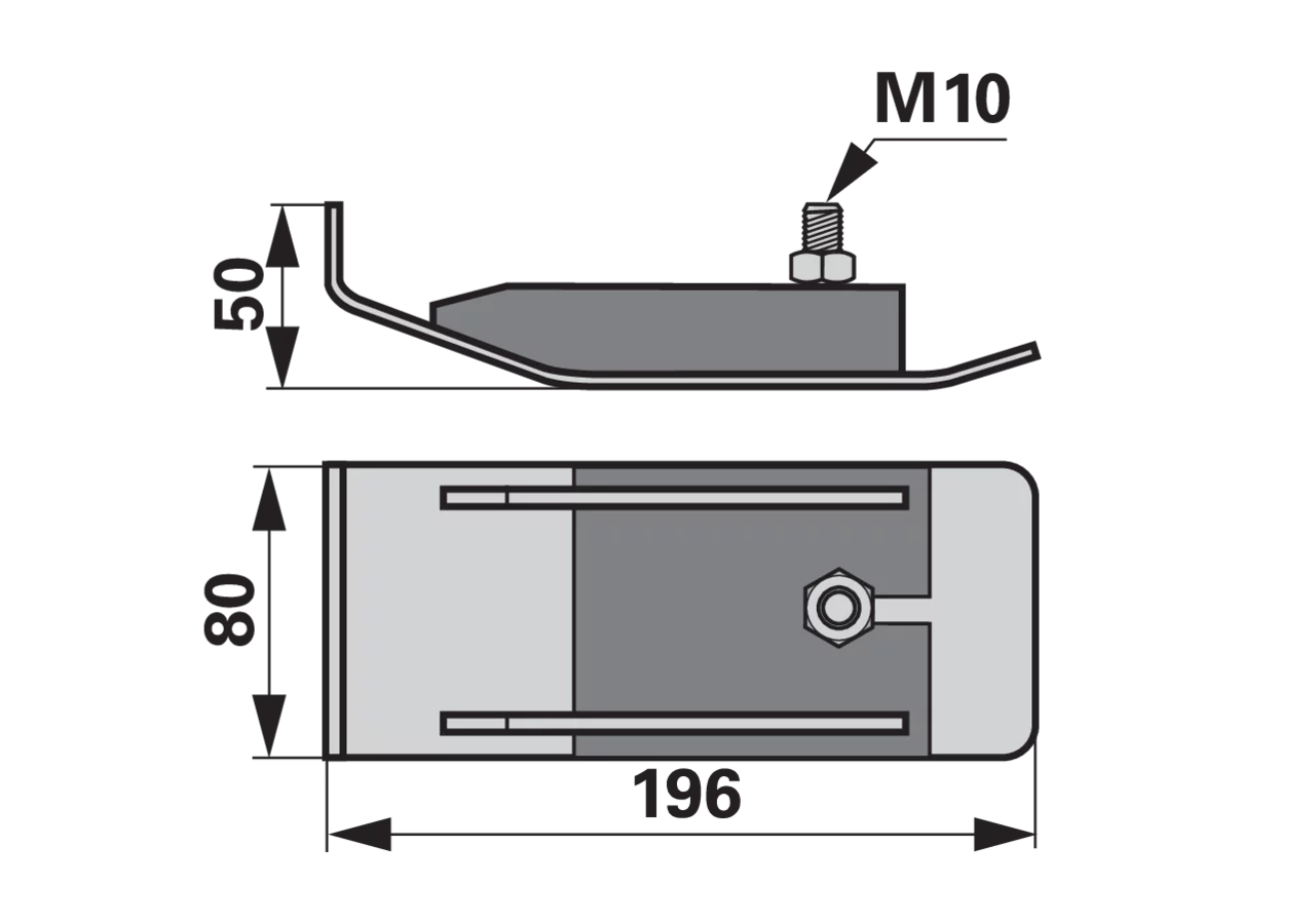 Gleitkufenset Schnitthöhe 60 mm ESM biduxX 2412630 ESM