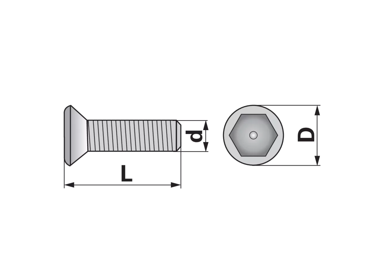 Linsensenkschraube M12 x 31 mm ESM 3232800 ESM
