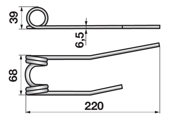 Federzinke – passend für Rapid 257552 GartenShop24