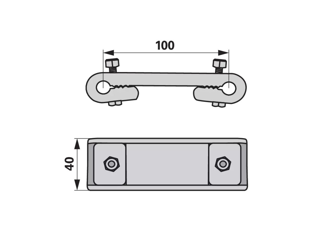 Zinkenverlustsicherung LA 100 mm Deutz-Fahr VF06565406 Deutz-Fahr