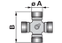 Kreuzgarnitur 19 x 48 mm – passend für Deutz-Fahr 1.0001.909.510.00 Walterscheid