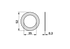 Passscheibe AD 52 x ID 35 x S 0,3 mm Deutz-Fahr 0890007120746 Deutz-Fahr