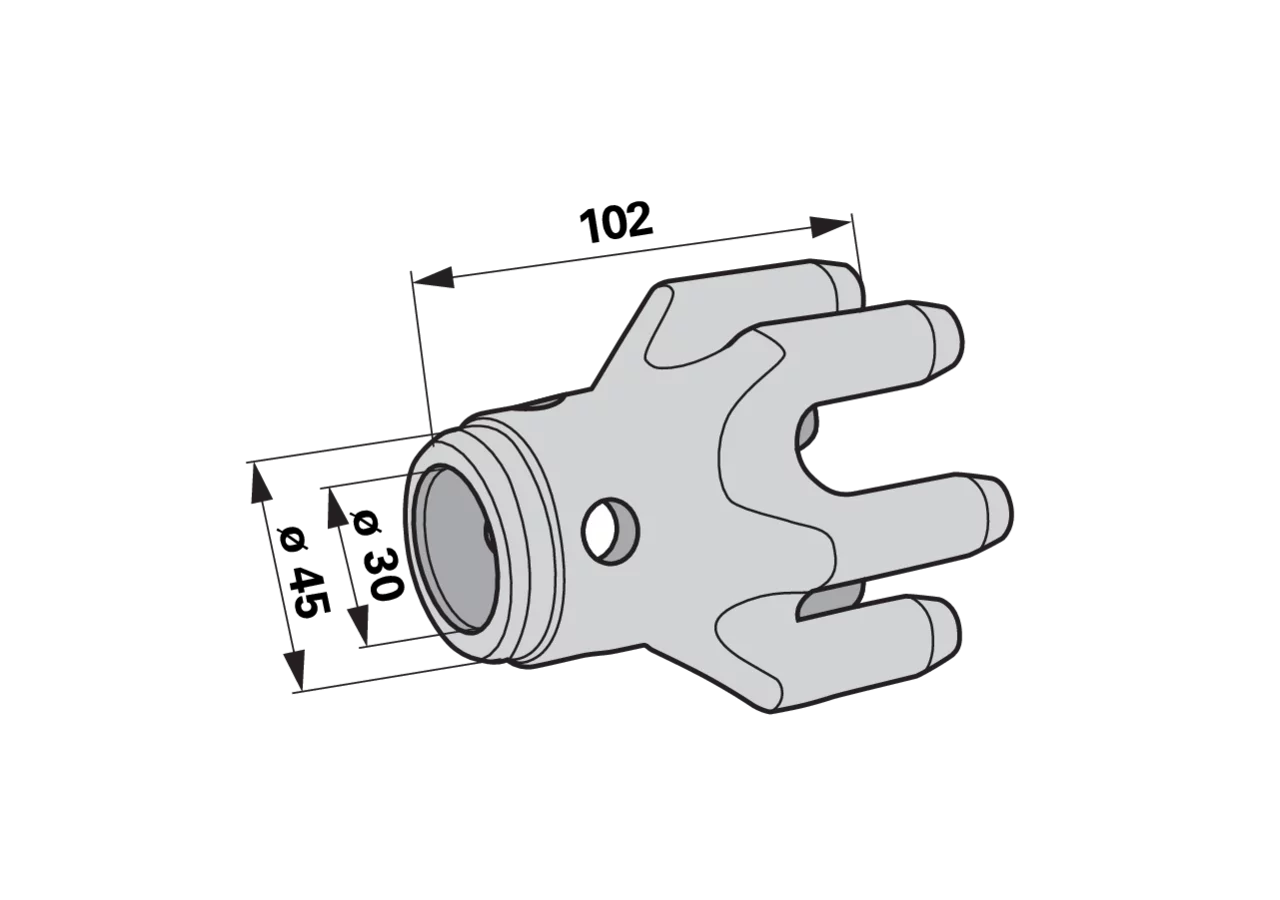 Klauenkupplung Kuhn 58827600 Kuhn