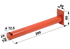 Bolzen für Kreiselheuer, AD 28 x L 260 mm – passend für Kuhn 58705400 GartenShop24